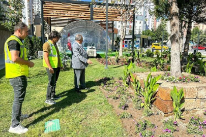 Kayseri Talas'ta Mevlana Meydanı'nda geri sayım