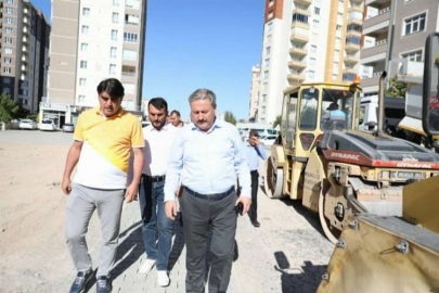 Kayseri Melikgazi'de altyapı çalışmaları tam gaz