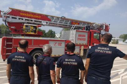 Bursa'da itfaiyecilere ileri sürüş teknikleri eğitimi