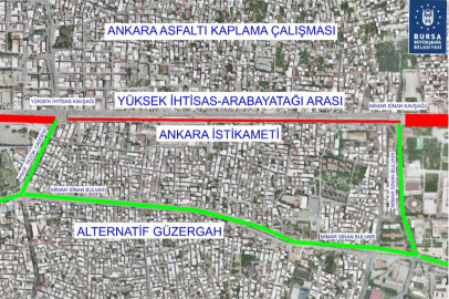 Ankara yolunda trafik düzenlemesi