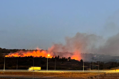 Gelibolu’da askeri alandaki yangın kısmen kontrol altına alındı