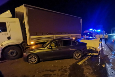 Yalova’da zincirleme trafik kazası: 2 yaralı