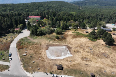 Uludağ’da 1. Derece sit alanına çakıl taşları döküldü