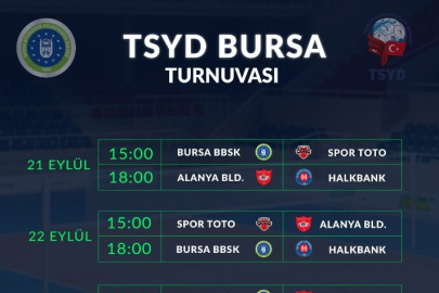 Ekipler, TSYD Bursa Voleybol Turnuvası'nda eksiklerini görecek