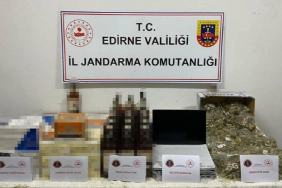 Otobüste 300 bin liralık kaçak ürün yakalandı