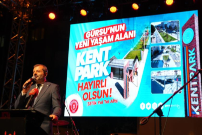 Gürsu'nun yeni kent parkı açıldı