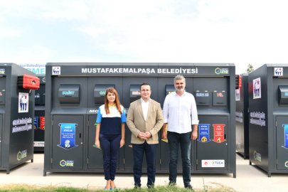 Mustafakemalpaşa'ya mobil atık merkezi