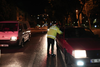 Bursa'da huzur operasyonu:Suçlular ve tehlikeli sürücüler hedefte