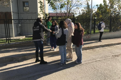 Bursa'da narkotik polisi 4 bin 144 vatandaşı bilgilendirdi