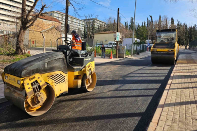 Osmangazi’de asfalt mesaisi hız kesmiyor