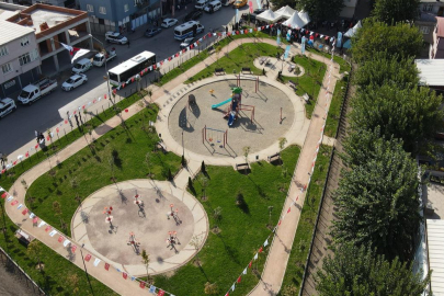 Bursa'da Yıldırım belediyesi yeşil alanları artırmaya devam ediyor